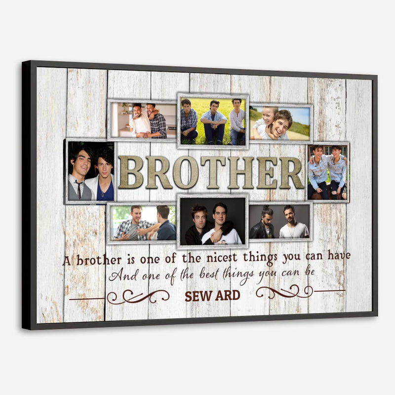 Customizable Brother-Sister Poster – A Tribute to Unbreakable Bonds - 89Prints