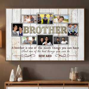 Customizable Brother-Sister Poster – A Tribute to Unbreakable Bonds - 89Prints