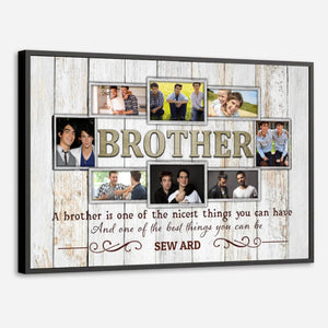 Customizable Brother-Sister Poster – A Tribute to Unbreakable Bonds - 89Prints