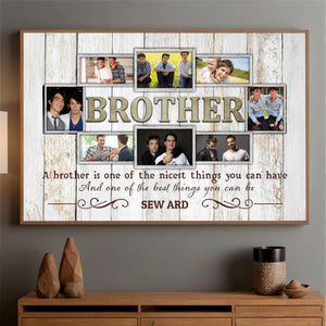Customizable Brother-Sister Poster – A Tribute to Unbreakable Bonds - 89Prints