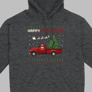 Personalized “Happy Pawlidays” Tee – Unique Custom Christmas Gift for Dog Lovers - 89Prints