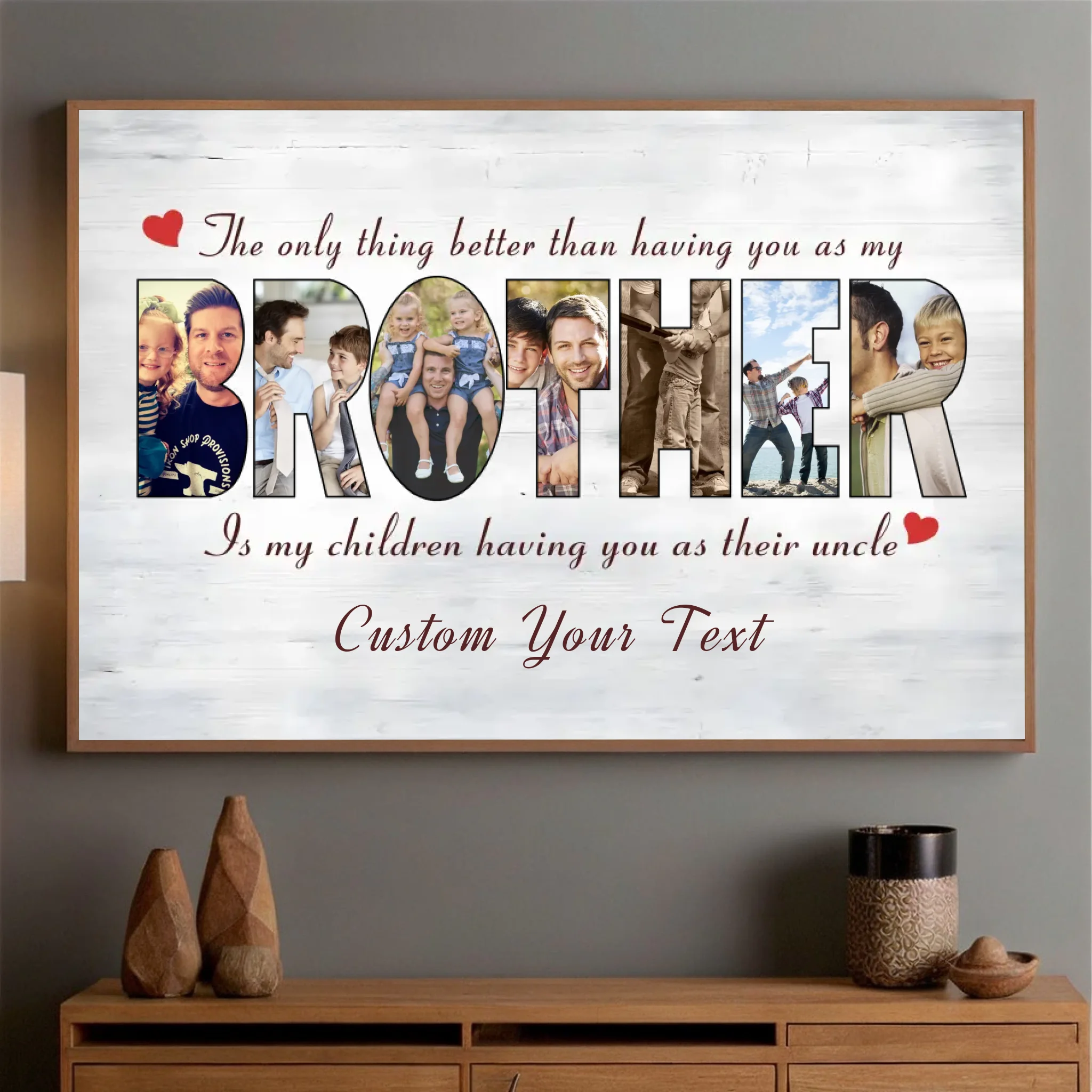 Custom Brother-Sister Poster – Celebrate Sibling Love Forever - 89Prints