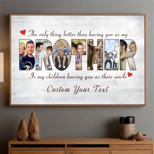 Custom Brother-Sister Poster – Celebrate Sibling Love Forever - 89Prints