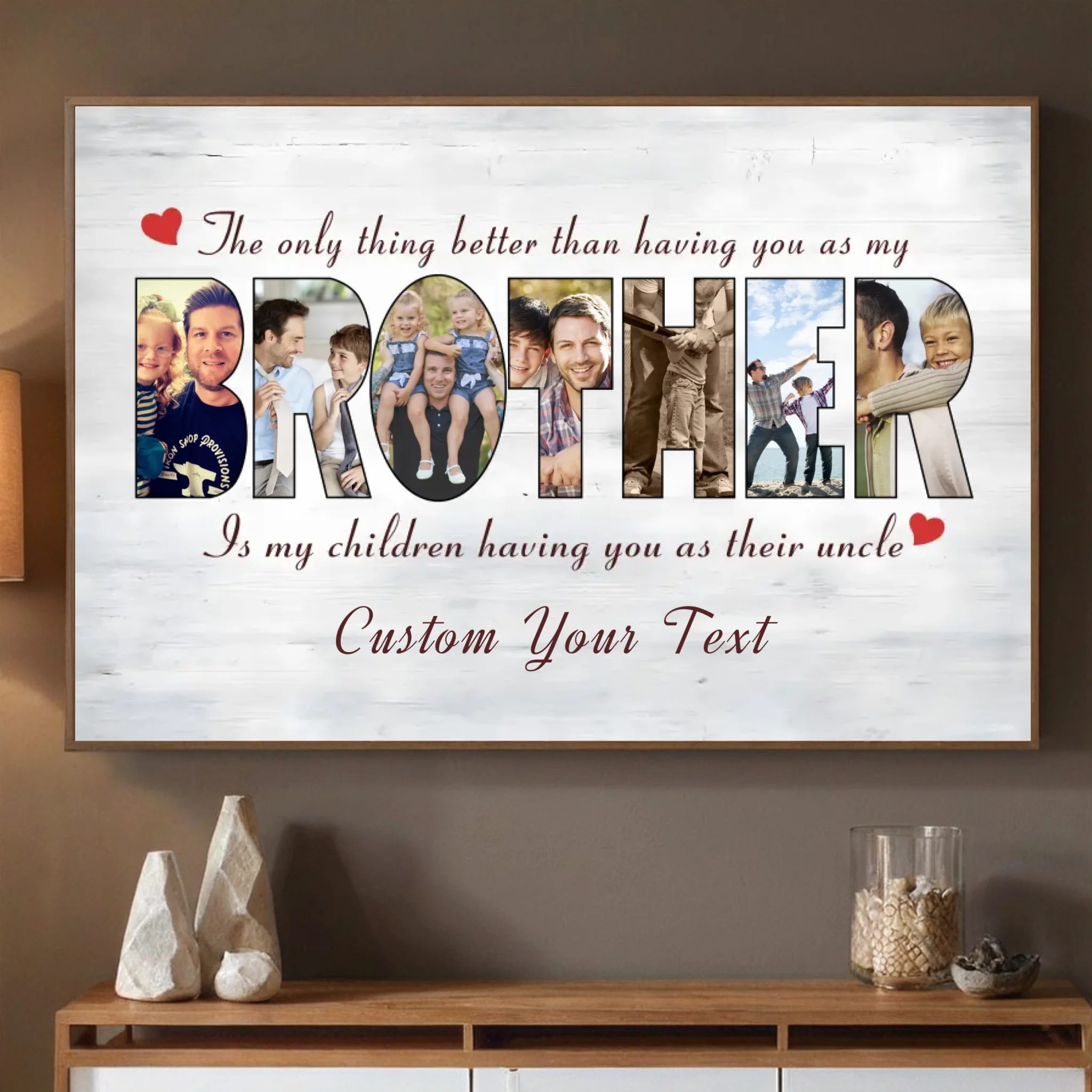 Custom Brother-Sister Poster – Celebrate Sibling Love Forever - 89Prints