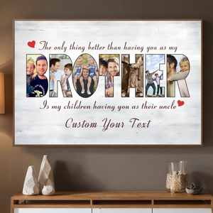 Custom Brother-Sister Poster – Celebrate Sibling Love Forever - 89Prints