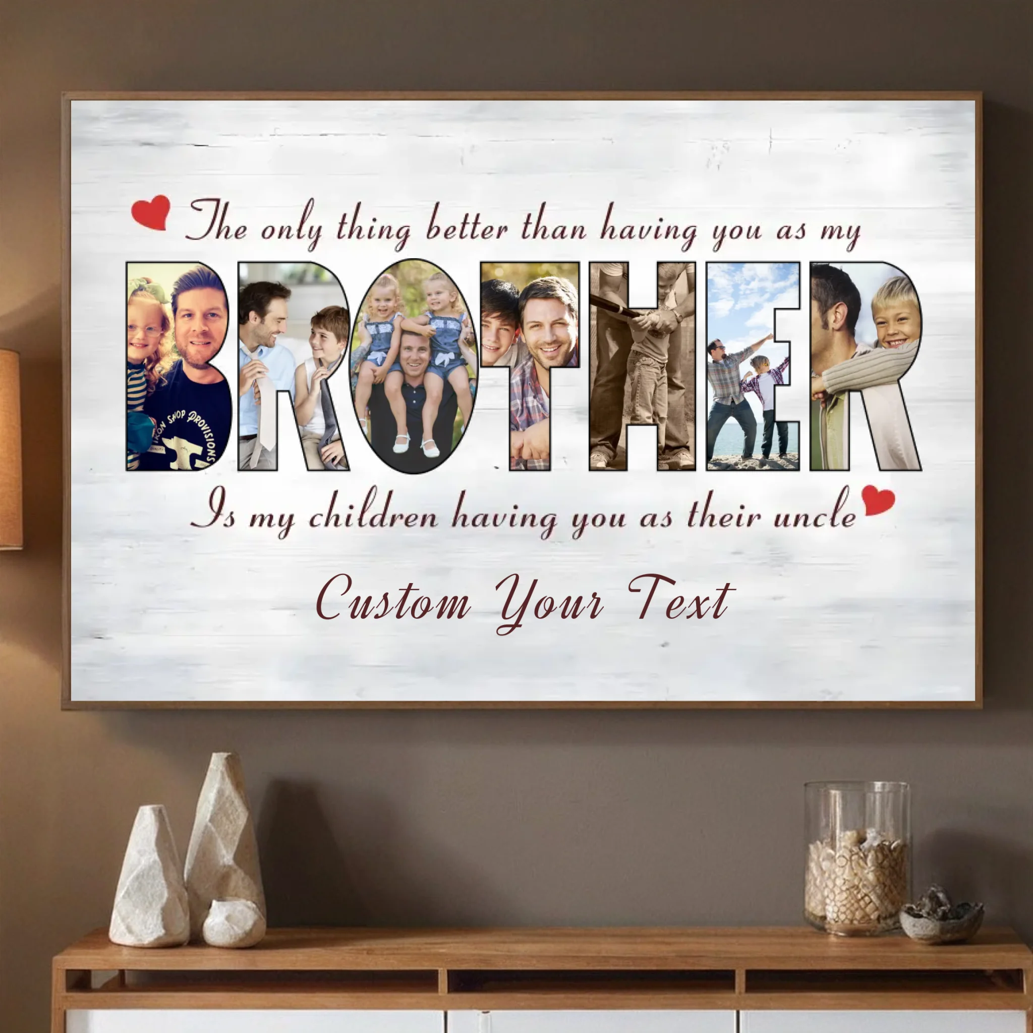 Custom Brother-Sister Poster – Celebrate Sibling Love Forever - 89Prints