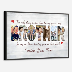 Custom Brother-Sister Poster – Celebrate Sibling Love Forever - 89Prints