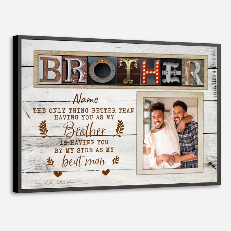 Surprise Your Brother with a Customizable Poster He’ll Treasure - 89Prints