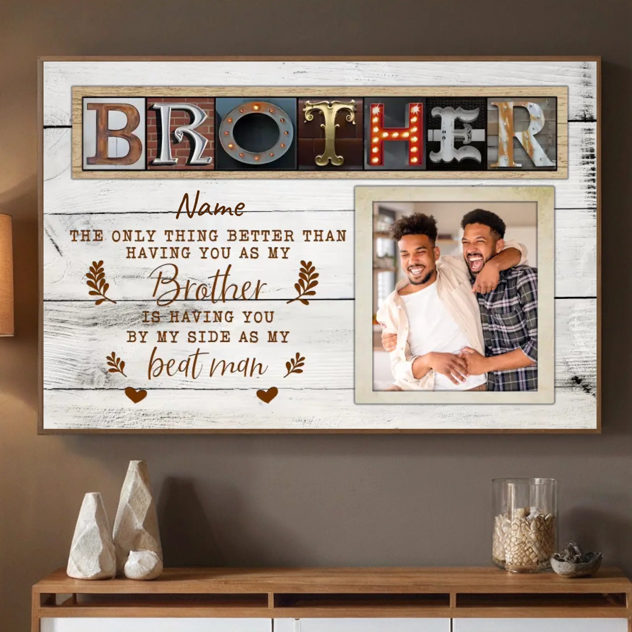Surprise Your Brother with a Customizable Poster He’ll Treasure - 89Prints