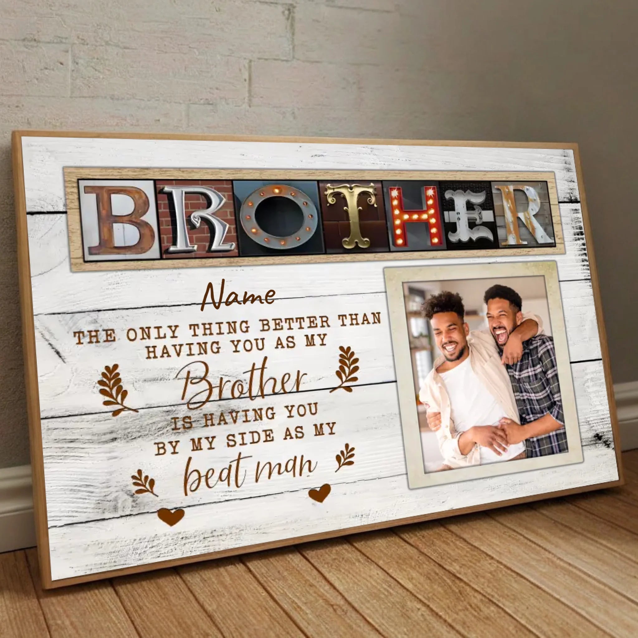 Surprise Your Brother with a Customizable Poster He’ll Treasure - 89Prints