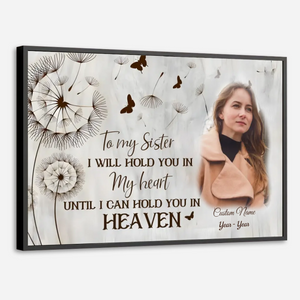 Forever My Sister – Custom Poster to Celebrate Your Bond - 89Prints