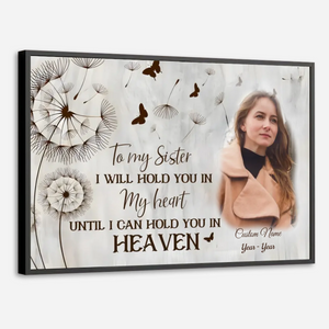 Forever My Sister – Custom Poster to Celebrate Your Bond - 89Prints