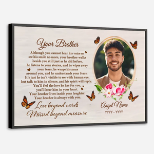 Custom Brother & Sister Poster – A Timeless Gift of Sibling Love - 89Prints