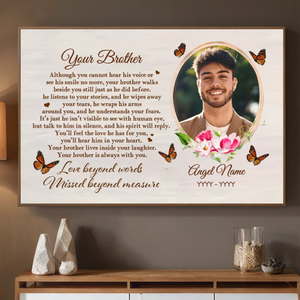 Custom Brother & Sister Poster – A Timeless Gift of Sibling Love - 89Prints