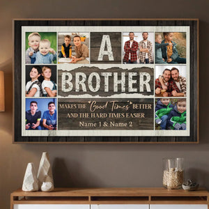 Custom Brother Poster – A Meaningful Gift to Celebrate Your Sibling Bond - 89Prints