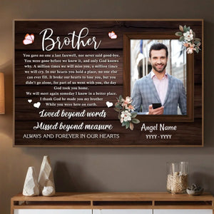 Celebrate Your Brother with Heartfelt Memoria – A Gift of Love and Legacy - 89Prints