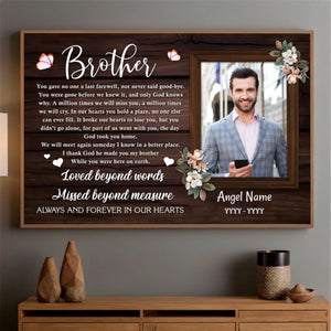Celebrate Your Brother with Heartfelt Memoria – A Gift of Love and Legacy - 89Prints