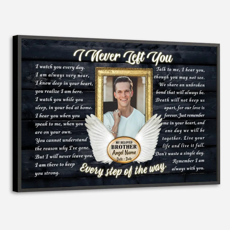 Celebrate Your Brother with a Personalized Poster – Because Some Bonds Last Forever - 89Prints