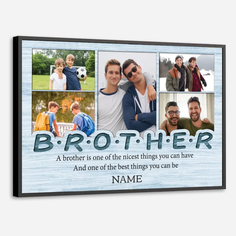 Celebrate Brotherhood with a Customizable Poster for 2 Brothers - 89Prints