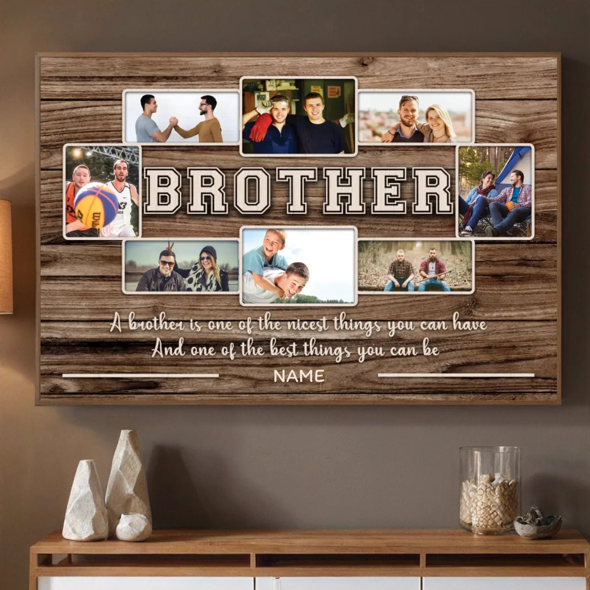 Custom Brother-Sister Poster – A Beautiful Tribute to Sibling Love - 89Prints