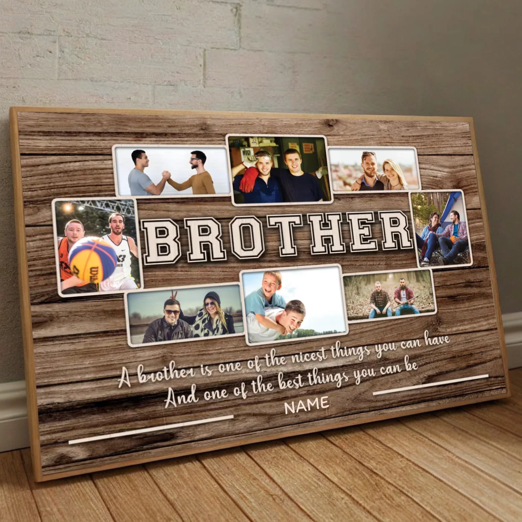 Custom Brother-Sister Poster – A Beautiful Tribute to Sibling Love - 89Prints