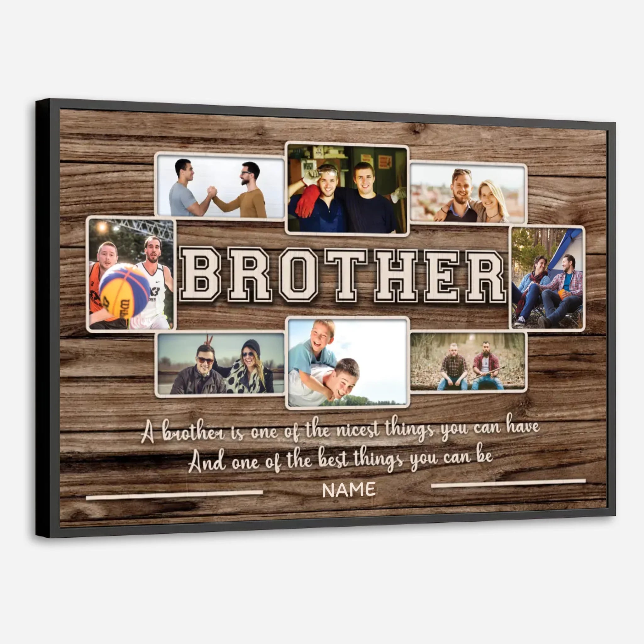 Custom Brother-Sister Poster – A Beautiful Tribute to Sibling Love - 89Prints