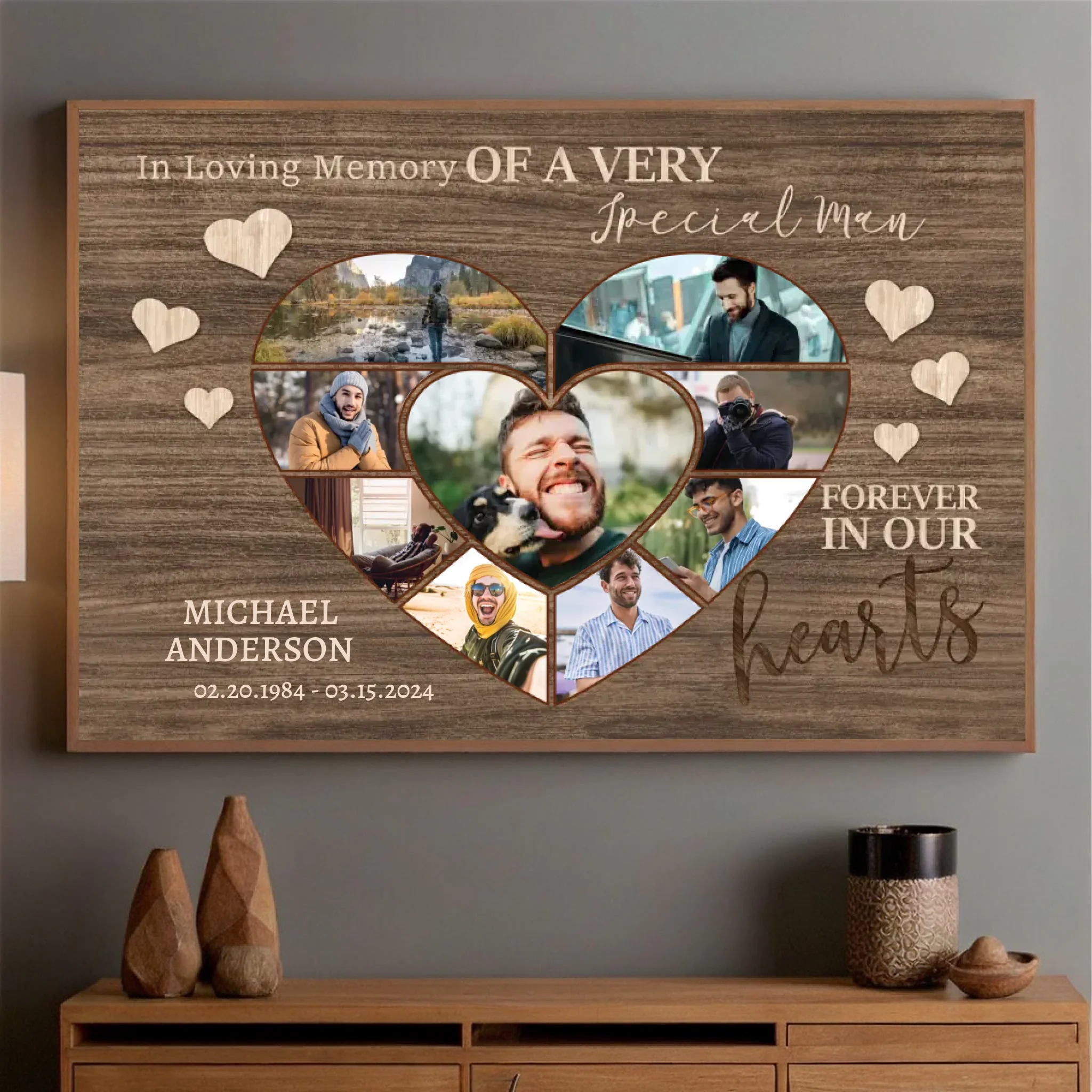 Personalized Memorial for Brother – A Gentle Way to Keep Him Close - 89Prints