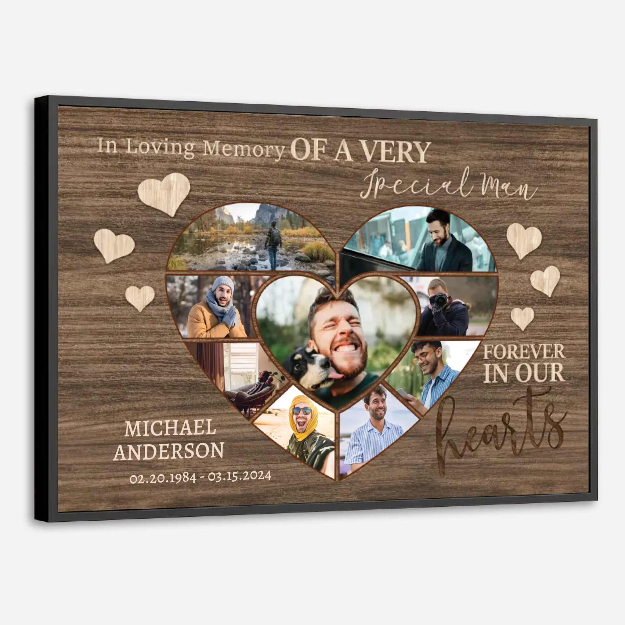Personalized Memorial for Brother – A Gentle Way to Keep Him Close - 89Prints