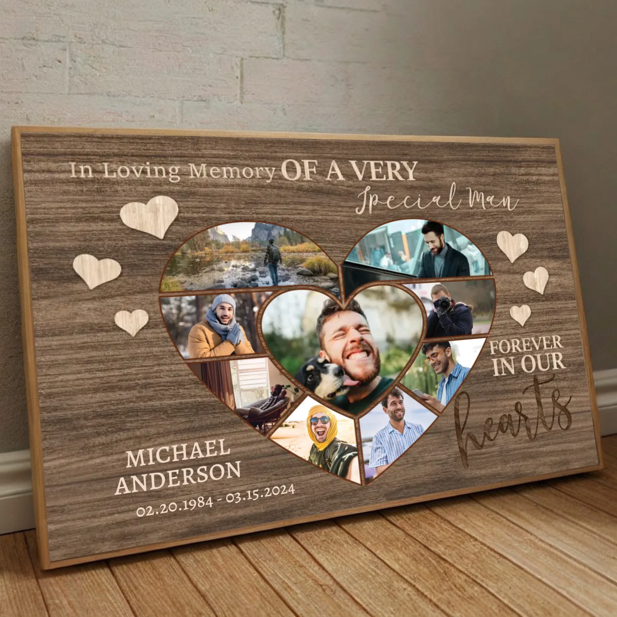 Personalized Memorial for Brother – A Gentle Way to Keep Him Close - 89Prints