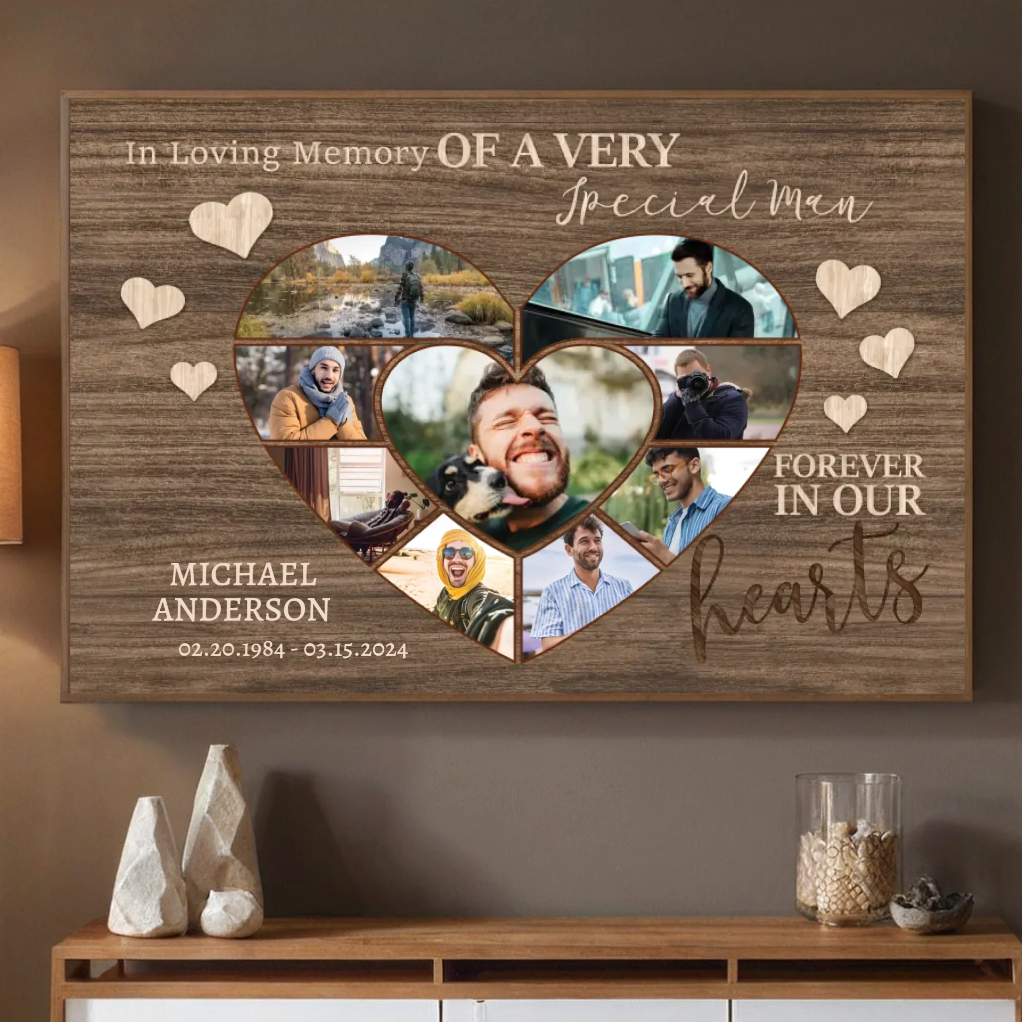 Personalized Memorial for Brother – A Gentle Way to Keep Him Close - 89Prints