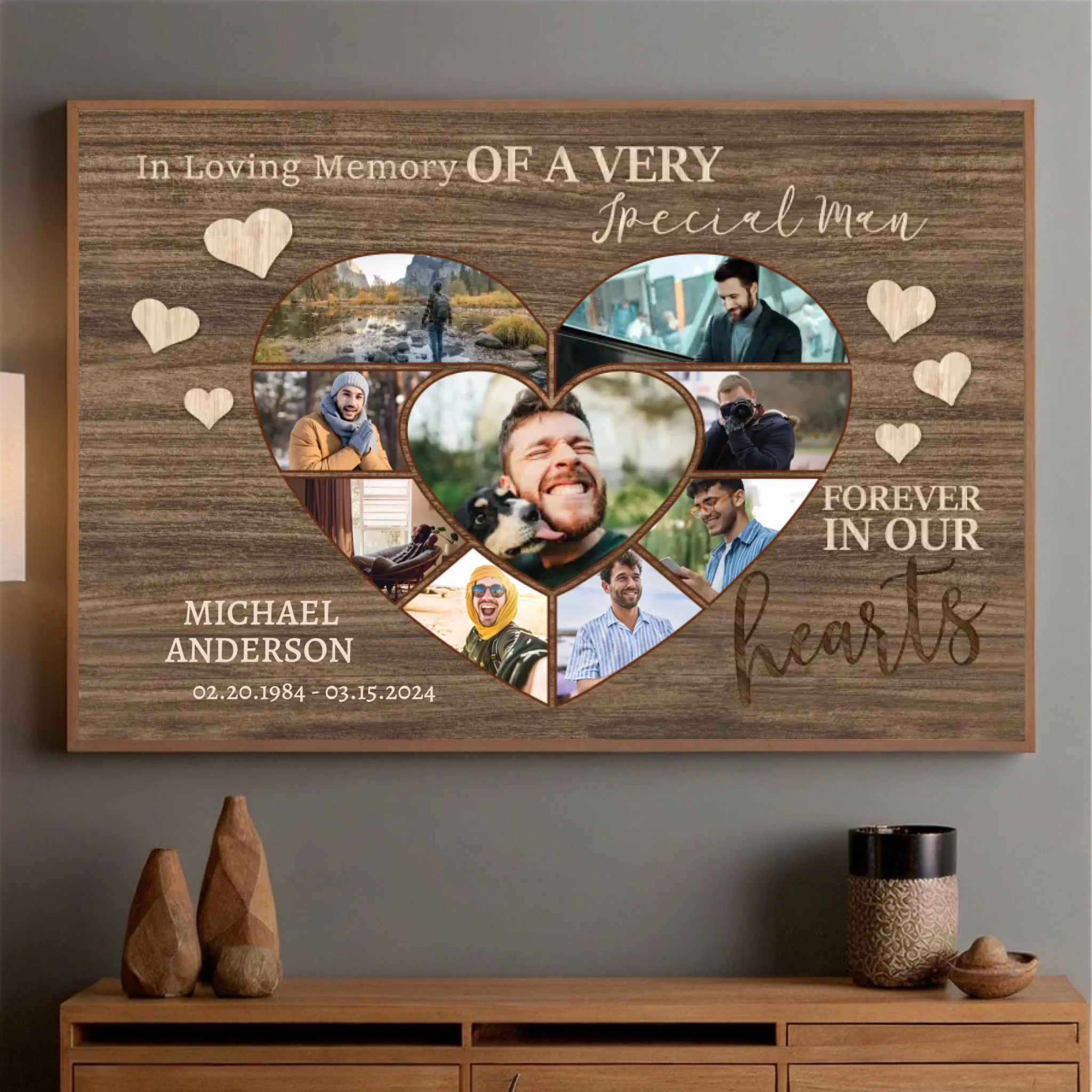 Personalized Memorial for Brother – A Gentle Way to Keep Him Close - 89Prints