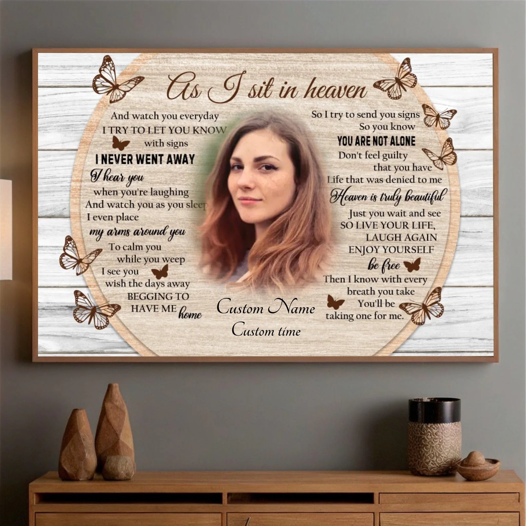 Heaven-Inspired Custom Poster – A Peaceful Tribute to Loved Ones - 89Prints