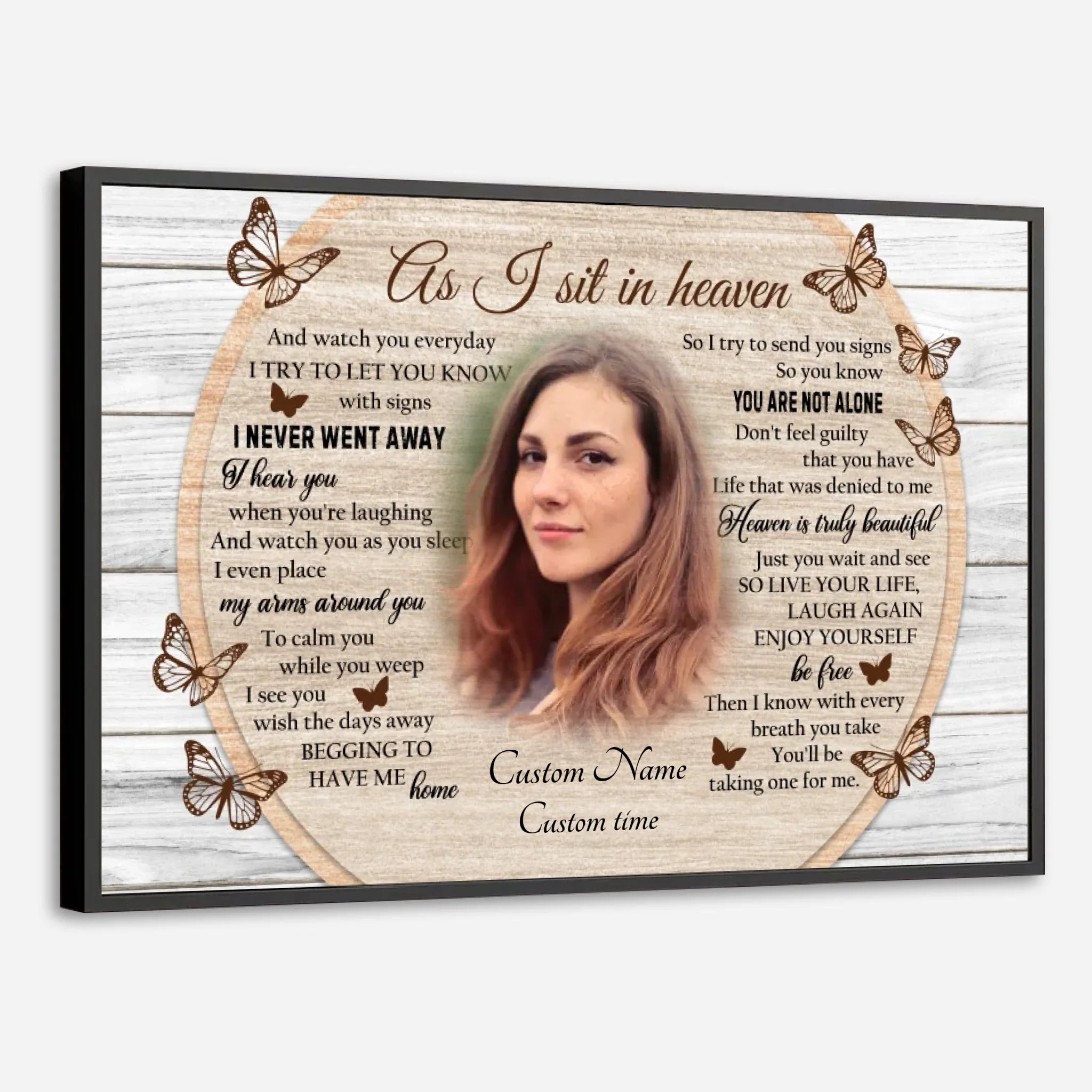 Heaven-Inspired Custom Poster – A Peaceful Tribute to Loved Ones - 89Prints