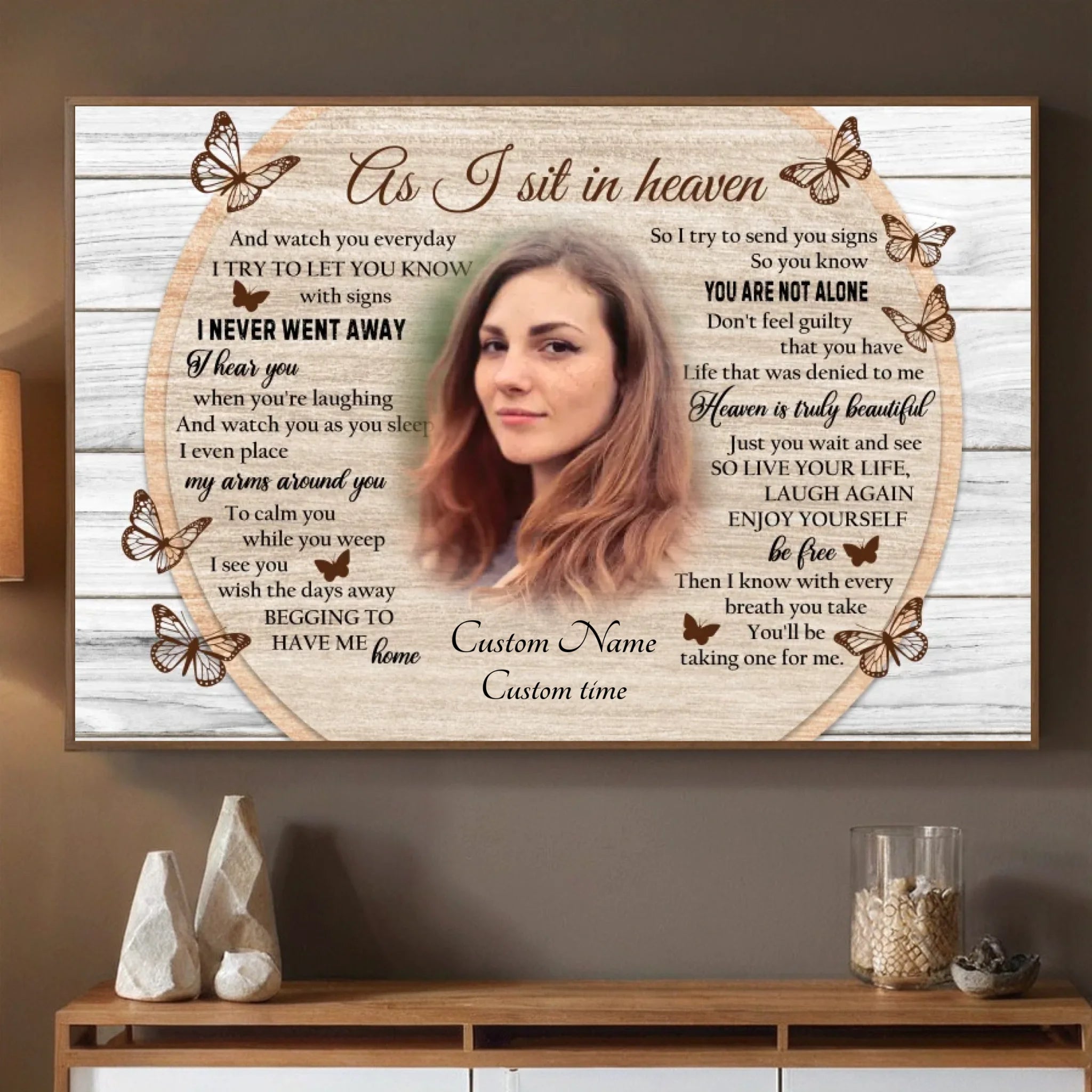 Heaven-Inspired Custom Poster – A Peaceful Tribute to Loved Ones - 89Prints