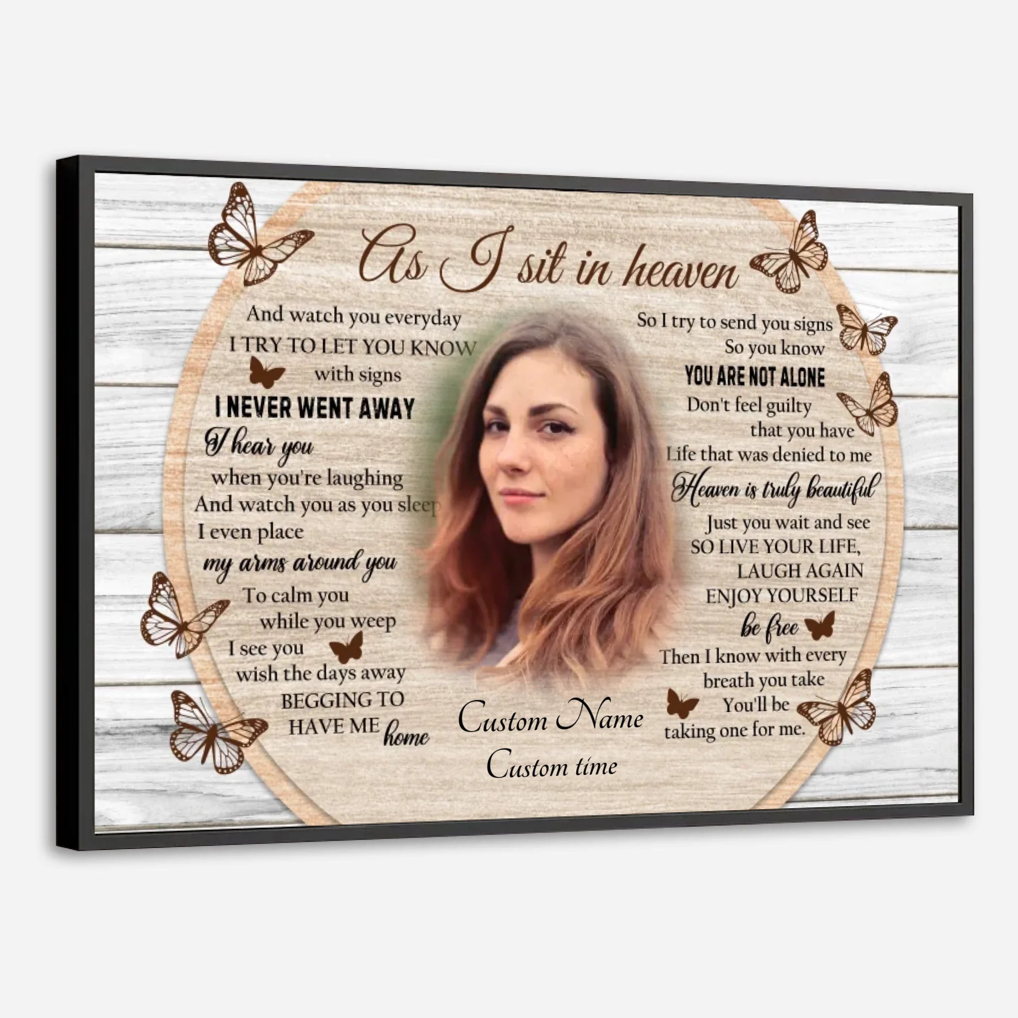 Heaven-Inspired Custom Poster – A Peaceful Tribute to Loved Ones - 89Prints