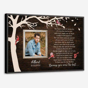 A Lasting Tribute to Your Brother – Custom Memorial Poster to Remember Always - 89Prints