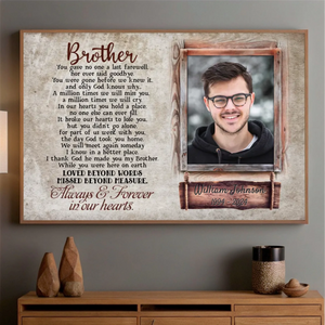 Brother or Sister’s Memory – Personalized Tribute Poster - 89Prints