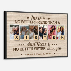 Personalized Sister Gift – A Bond Captured in Art - 89Prints
