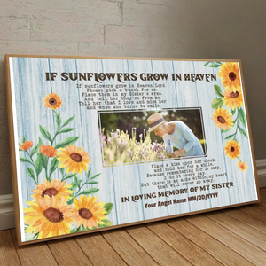 Personalized In Loving Memory Poster for Sister – A Gentle Tribute of Love - 89Prints