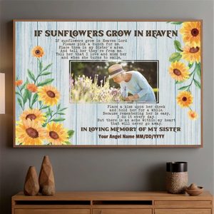 Personalized In Loving Memory Poster for Sister – A Gentle Tribute of Love - 89Prints