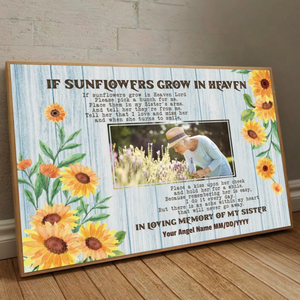 Personalized In Loving Memory Poster for Sister – A Gentle Tribute of Love - 89Prints