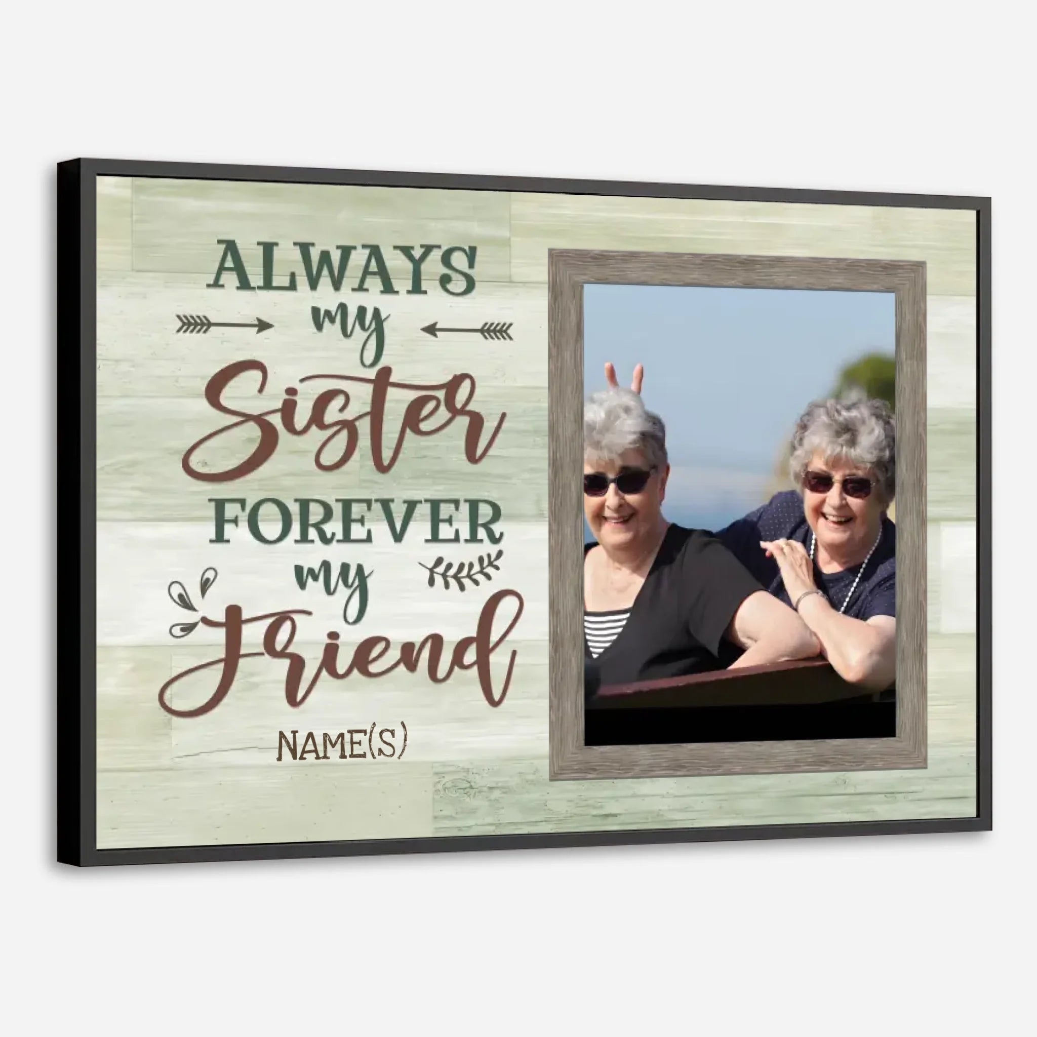 Custom Poster – Always My Sister, Forever My Best Friend - 89Prints