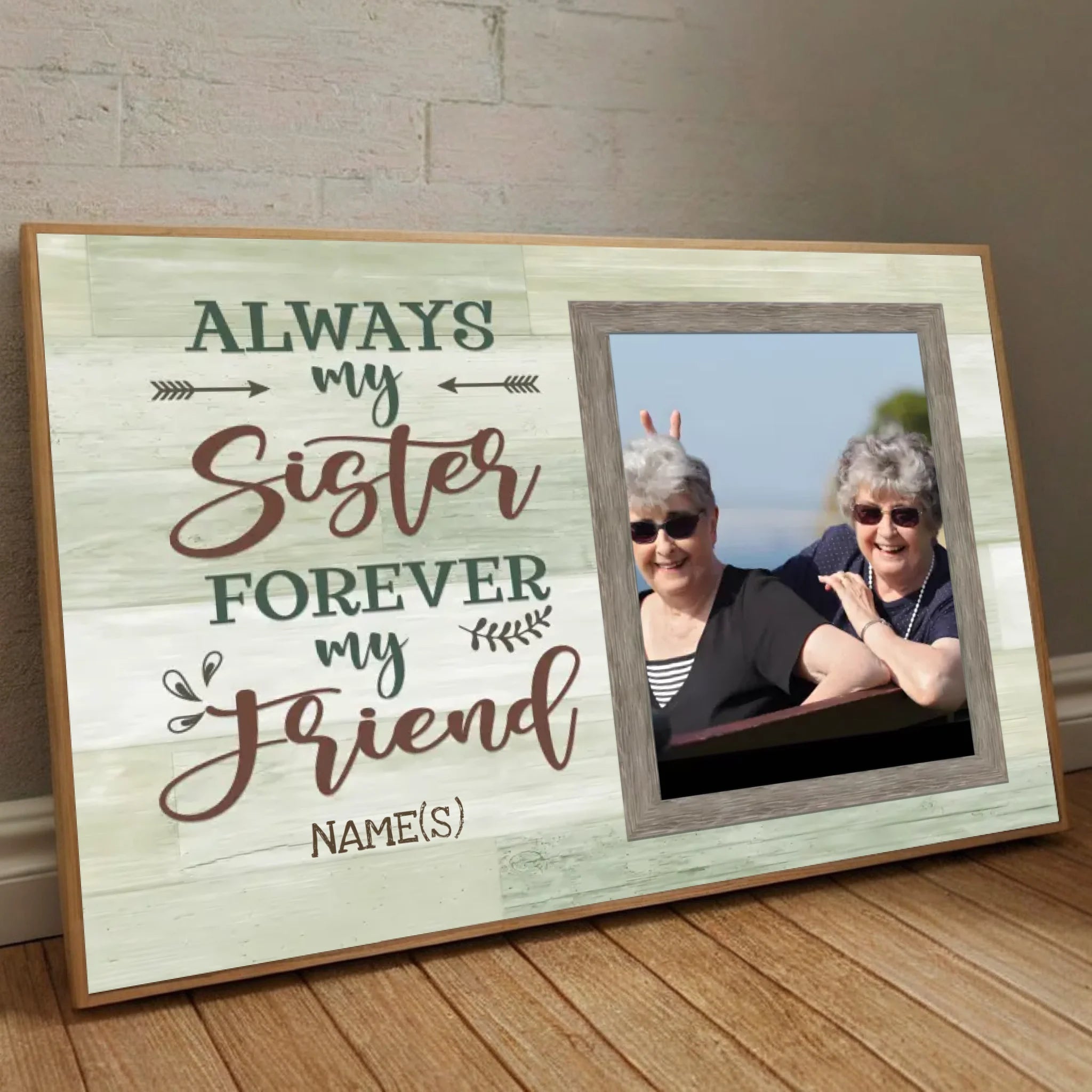 Custom Poster – Always My Sister, Forever My Best Friend - 89Prints
