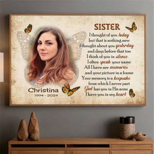 A Personalized Poster for Sister – Honoring Her with Love - 89Prints
