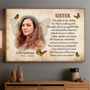 A Personalized Poster for Sister – Honoring Her with Love - 89Prints