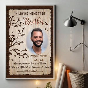 Custom Poster – Gentle Tribute to a Brother or Sister in Heaven - 89Prints
