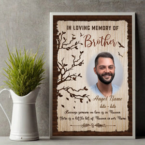 Custom Poster – Gentle Tribute to a Brother or Sister in Heaven - 89Prints