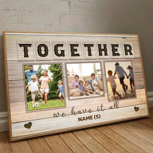 Custom Family Photo Poster – Together Forever, Always Loved - 89Prints