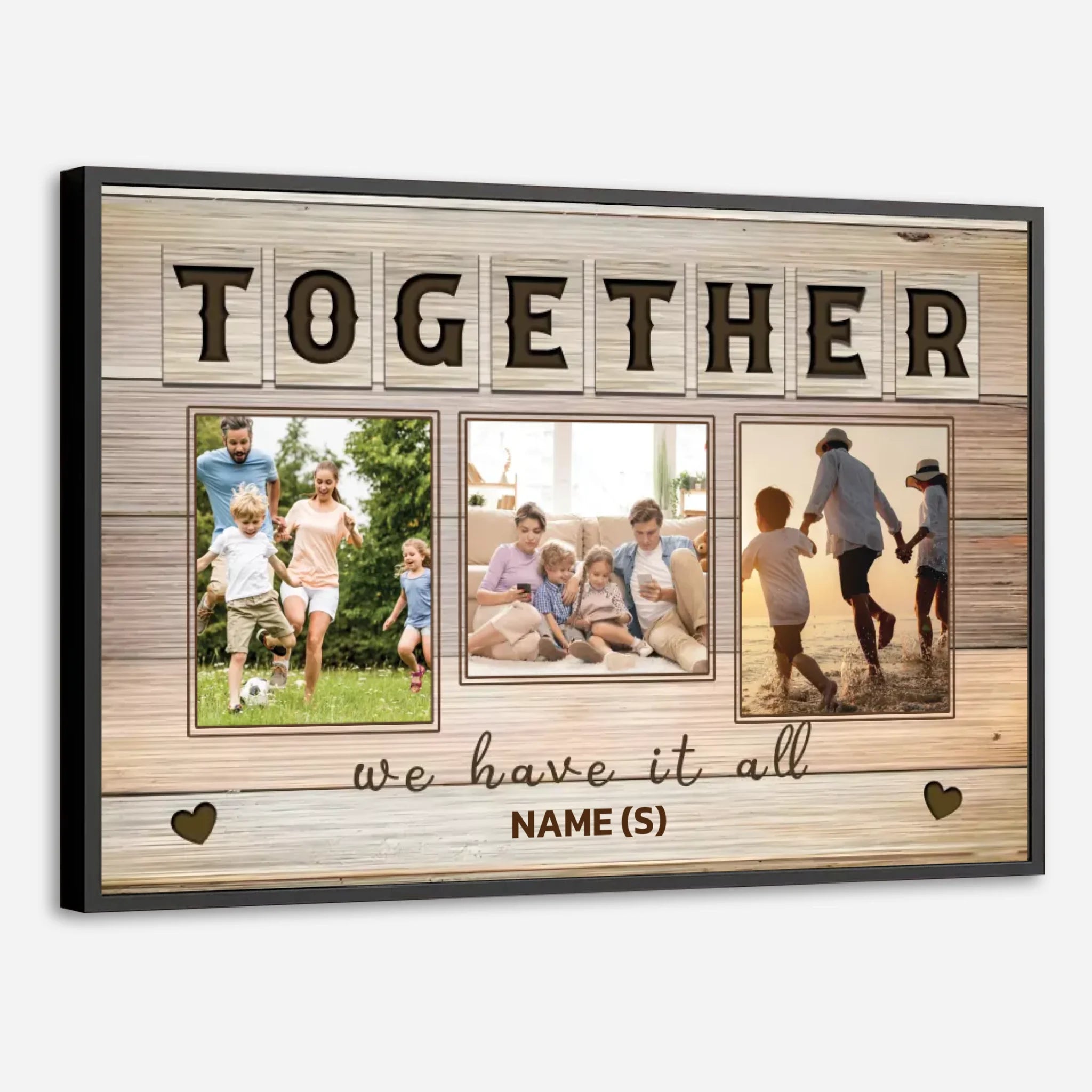 Custom Family Photo Poster – Together Forever, Always Loved - 89Prints