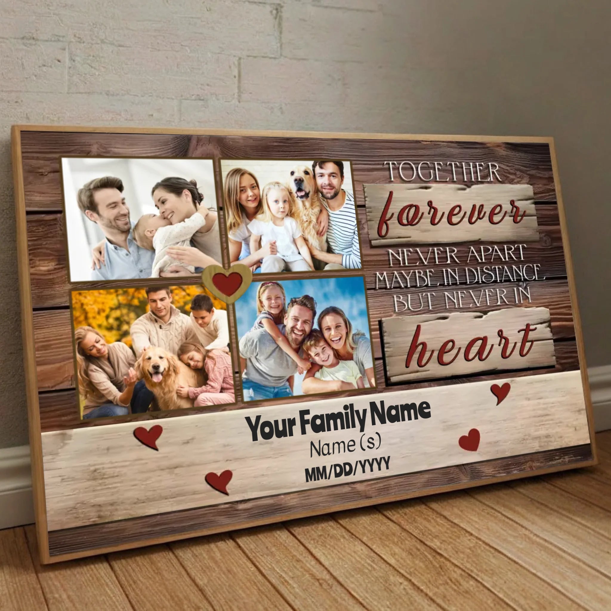 Together Forever – Custom Family Poster Celebrating Lasting Bonds - 89Prints